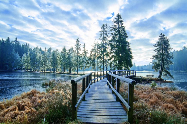 Spätherbst am Fichtelsee