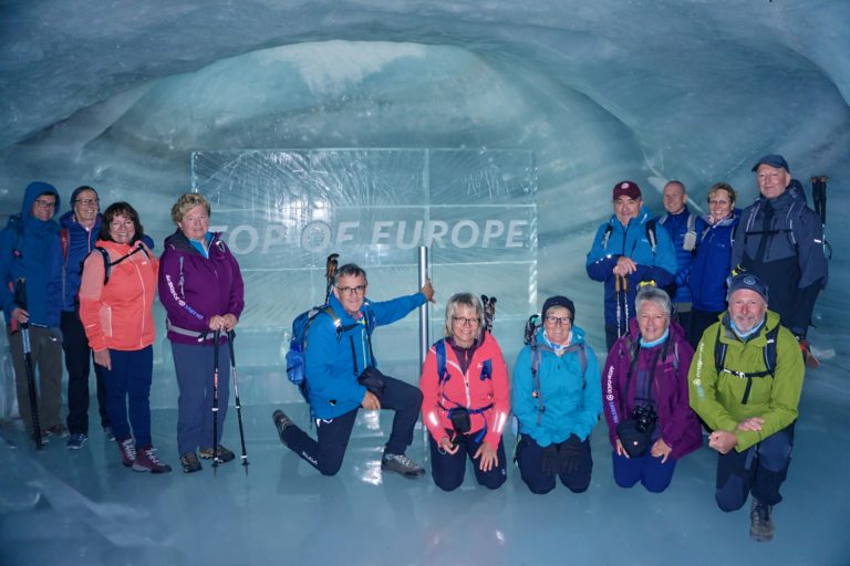 im Eispalast am Jungfraujoch